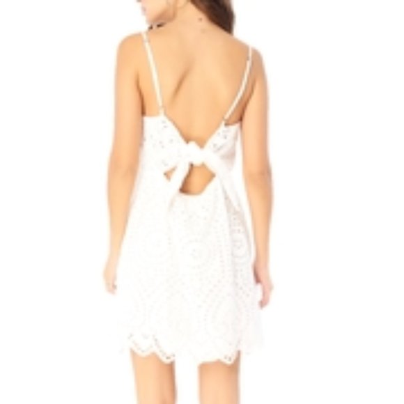 Salthwater Luxe Dresses Nwt Saltwater Luxe White Eyelet Mini Dress Xs Poshmark